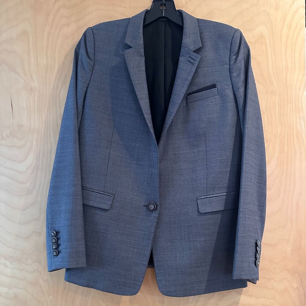 THE KOOPLES Women's Gray Wool Blazer 34